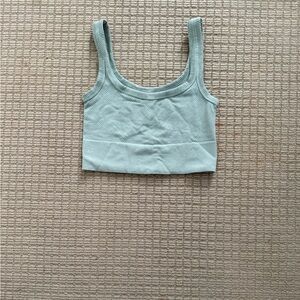NIKIBIKI chevron rib crop top